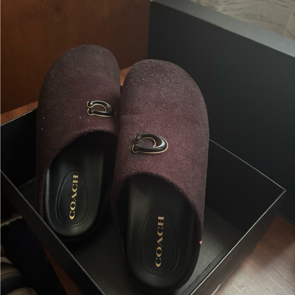 COACH Hadley Felt Slippers - Picture 4 of 5